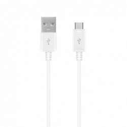 Καλώδιο Σύνδεσης USB 2.0 Samsung ECB-DU4EWE USB A σε Micro USB 1.5m Λευκό (Ασυσκεύαστο)