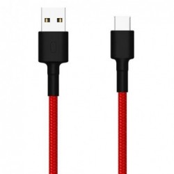 Καλώδιο USB 2.0 Xiaomi Mi SJX10ZM Braided USB Α σε USB C 1m Κόκκινο (Ασυσκεύαστο)