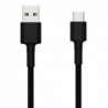 Καλώδιο USB 2.0 Xiaomi Mi SJX10ZM Braided USB Α σε USB C 1m Μαύρο