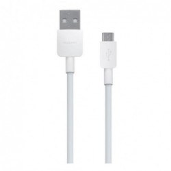 Καλώδιο USB 2.0 Huawei CP70 USB A σε Micro USB 1m Λευκό