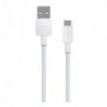 Καλώδιο USB 2.0 Huawei CP70 USB A σε Micro USB 1m Λευκό