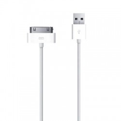 Kαλώδιο Apple MA591 USB A σε 30-pin 1m Λευκό