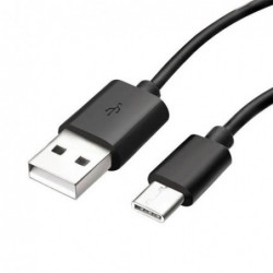Καλώδιο USB 2.0 Samsung EP-DW700CBE USB A σε USB C 1.5m Μαύρο (Ασυσκεύαστο)