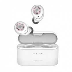 True Wireless Ακουστικά Bluetooth HiFuture TidyBuds Pro με θήκη Power Bank 3000mAh Λευκό