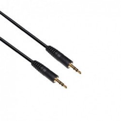 Καλώδιο Προέκτασης Ήχου Male 3.5mm/ Male 3.5mm 3m Μαύρο (Ασυσκεύαστο)