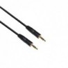Καλώδιο Προέκτασης Ήχου Male 3.5mm/ Male 3.5mm 3m Μαύρο (Ασυσκεύαστο)
