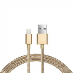 Καλώδιο Σύνδεσης USB 2.0 Spring inos USB A σε Lightning 1m Χρυσό
