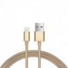 Καλώδιο Σύνδεσης USB 2.0 Spring inos USB A σε Lightning 1m Χρυσό