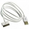 Καλώδιο Σύνδεσης USB 2.0 USB A σε Apple 30-pin 1m Λευκό (Ασυσκεύαστο)