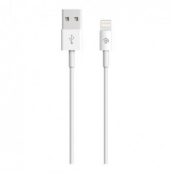 Καλώδιο Σύνδεσης USB 2.0 Devia EC080 USB A σε Lightning 1m Smart Series Λευκό