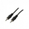 Καλώδιο Ήχου 3.5mm/3.5mm 3m Μαύρο (Ασυσκεύαστο)