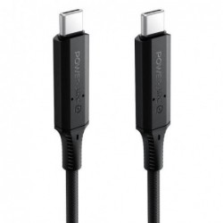 Καλώδιο Σύνδεσης USB 2.0 Spigen ArcWire PB1800 USB C σε USB C PD 100W Braided 1m Μαύρο