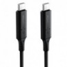 Καλώδιο Σύνδεσης USB 2.0 Spigen ArcWire PB1800 USB C σε USB C PD 100W Braided 1m Μαύρο