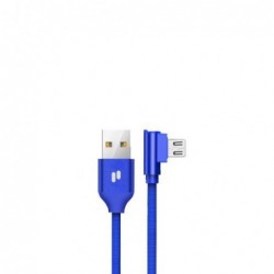 Καλώδιο Σύνδεσης USB 2.0 Puridea L23 USB A σε Micro USB 2.4A 0.3m Μπλε