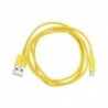 Καλώδιο Σύνδεσης USB 2.0 USB A σε Lightning Κίτρινο (Ασυσκεύαστο)