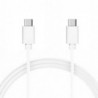 Καλώδιο Σύνδεσης USB 2.0 USB C σε USB C 2m Λευκό (Ασυσκεύαστο)