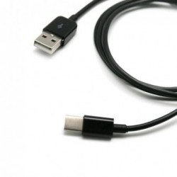 Καλώδιο Σύνδεσης USB 2.0 USB A σε USB C 1m Μαύρο (Ασυσκεύαστο)