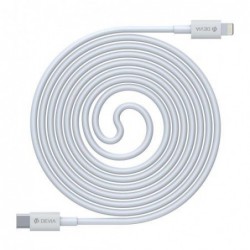 Καλώδιο Σύνδεσης USB 2.0 Devia EC146 USB C σε Lightning PD 20W 1m Smart Series Λευκό