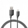 Καλώδιο Σύνδεσης USB 2.0 Puridea L02 USB A σε Lightning 2.4A 1.2m Γκρι