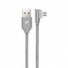 Καλώδιο Σύνδεσης USB 2.0 Puridea L23 USB A σε Micro USB 2.4A 1m Γκρι