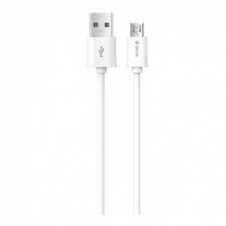 Καλώδιο Σύνδεσης USB 2.0 Devia EC081 USB A σε Micro USB 1m Smart Series Λευκό