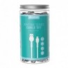 Καλώδιo Σύνδεσης USB 2.0 Devia EC406 V2 USB A σε Lightning Kintone Series 1m Λευκό (30 τεμ.) VALUE PACK