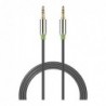 Καλώδιο Ήχου Devia EC121 3.5mm/3.5mm 1m iPure Series Μαύρο