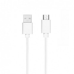 Καλώδιο Σύνδεσης USB 2.0 USB A σε Micro USB 0.3m Λευκό (Ασυσκεύαστο)