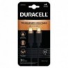 Καλώδιο Σύνδεσης USB 3.2 Duracell Braided Kevlar USB C σε USB C 1m Μαύρο
