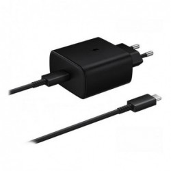 Φορτιστής Ταξιδίου Ταχείας Φόρτισης Samsung EP-TA845 2.25A 45W & Καλώδιο USB C Μαύρο