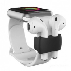 Βάση Στήριξης AhaStyle PT75 Apple Airpods για Watch Straps Μαύρο (2 τεμ)