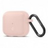 Θήκη Σιλικόνης Spigen Fit Apple AirPods 3 με Γάντζο Ροζ
