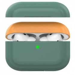 Θήκη Σιλικόνης AhaStyle PT-P2 Apple AirPods Pro DuoTone Χακί-Πορτοκαλί
