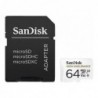 Κάρτα μνήμης Micro SDXC C10 UHS-I SanDisk High Endurance 100MB/s 64Gb + 1 ADP