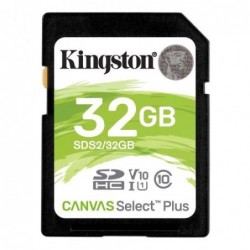 Κάρτα μνήμης SDHC C10 UHS-I U1 Kingston Canvas Select Plus 100MB/s 32GB