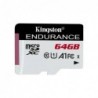 Κάρτα μνήμης Micro SDHC C10 UHS-I U1 Kingston High Endurance 95MB/s 64Gb