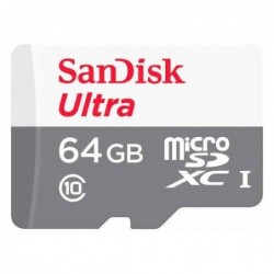 Κάρτα μνήμης Micro SDHC C10 SanDisk Ultra SDSQUNR 100MB/s 64Gb