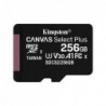 Κάρτα μνήμης Micro SDXC C10 UHS-I U3 Kingston Canvas Select Plus 100MB/s 256GB