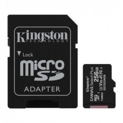 Κάρτα μνήμης Micro SDXC C10 UHS-I U3 Kingston Canvas Select Plus 100MB/s 256GB + 1 ADP