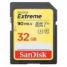 Κάρτα μνήμης SDHC C10 UHS-I  SanDisk Extreme 90MB/s 32GB