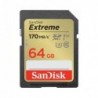 Κάρτα μνήμης SDXC C10 UHS-I SanDisk Extreme 170MB/s 64Gb