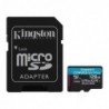 Κάρτα μνήμης Micro SDXC C10 UHS-I U3 Kingston Canvas Go! Plus 170MB/s 128Gb + 1 ADP