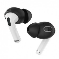 Earhooks Σιλικόνης με Θήκη AhaStyle PT66 Apple Airpods 3 Enhanced Sound Μαύρο (3 ζεύγη)