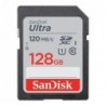 Κάρτα μνήμης SDXC C10 UHS-I  SanDisk Ultra 120MB/s 128GB
