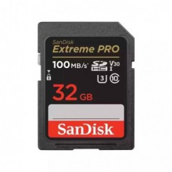 Κάρτα μνήμης SDHC C10 UHS-I SanDisk Extreme Pro 100MB/s 32Gb