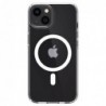 Θήκη TPU & PC Spigen Ultra Hybrid Mag Magsafe Apple iPhone 13 mini Διάφανο-Λευκό