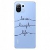 Θήκη TPU inos Xiaomi Mi 11 Lite/ Mi 11 Lite 5G Art Theme Love-Laugh-Life