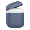 Θήκη Σιλικόνης AhaStyle PT02-F Apple AirPods Premium Σκούρο Μπλε