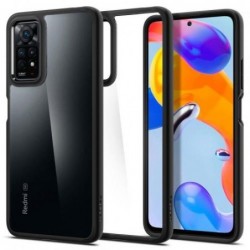 Θήκη TPU & PC Spigen Ultra Hybrid Xiaomi Redmi Note 11 Pro/Note 11 Pro 5G Διάφανο-Μαύρο