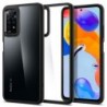 Θήκη TPU & PC Spigen Ultra Hybrid Xiaomi Redmi Note 11 Pro/Note 11 Pro 5G Διάφανο-Μαύρο